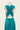 Robe Prestance turquoise — dos 5 croisement haut